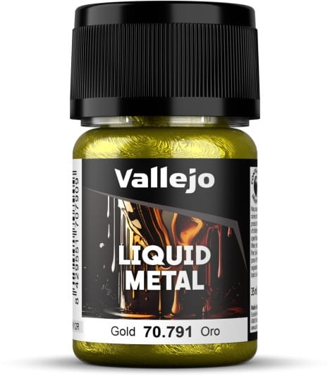 Zdjęcie główne produktu Vallejo 70791 Gold Liquid Metal 35ml