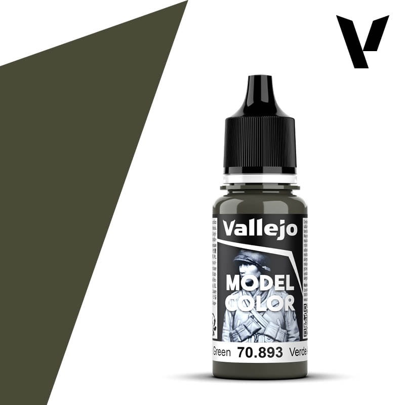 Zdjęcie dodatkowe produktu Vallejo 70893 US Dark Green Model Color Farba