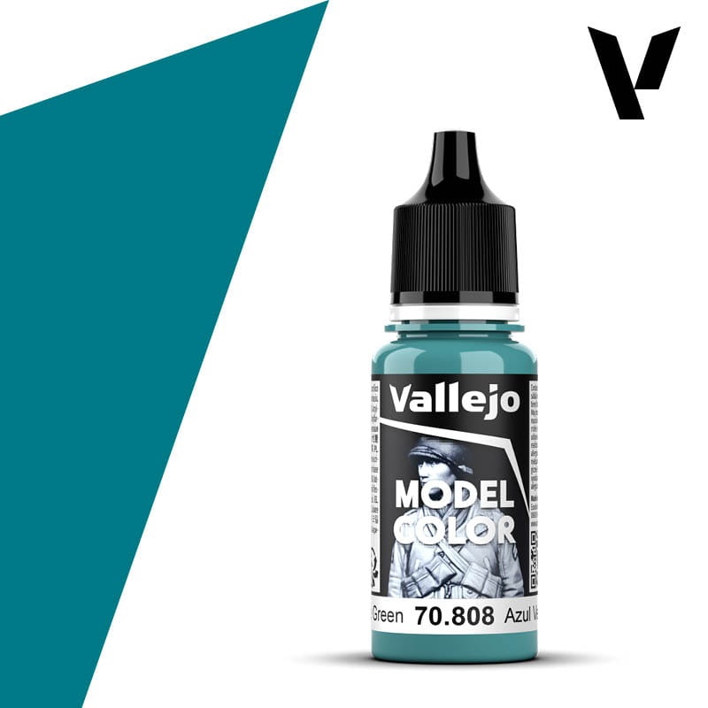 Zdjęcie dodatkowe produktu Vallejo 70808 Green Blue Model Color Farba