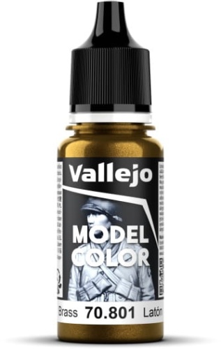 Vallejo 70801 Brass Model Color Paint