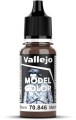 Zdjęcie główne produktu Vallejo 70846 Mahogany Brown Model Color Farba