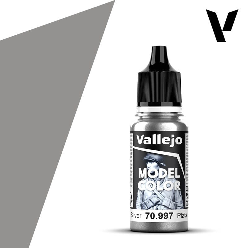 Zdjęcie dodatkowe produktu Vallejo 70997 Silver Model Color Farba