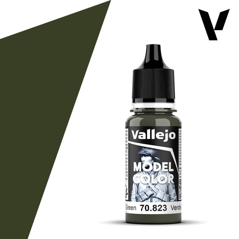 Zdjęcie dodatkowe produktu Vallejo 70823 Luftwaffe Camouflage Green Model Color Farba