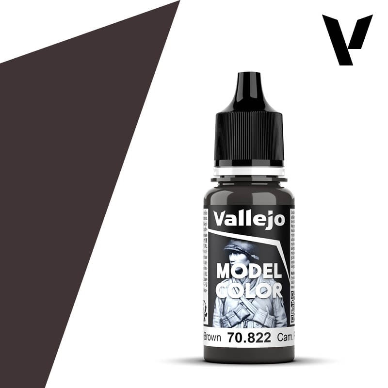 Zdjęcie dodatkowe produktu Vallejo 70822 German Camouflage Black Brown Model Color Farba