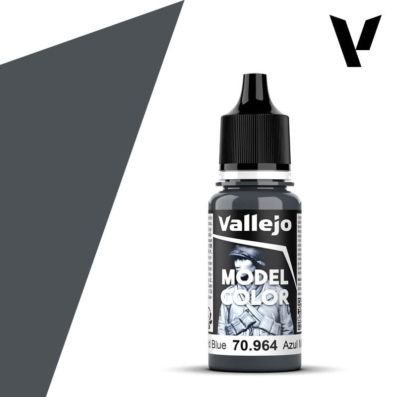 Zdjęcie dodatkowe produktu Vallejo 70964 Field Blue Model Color Farba