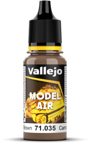 Vallejo 71035 Camouflage Pale Brown Model Air Paint