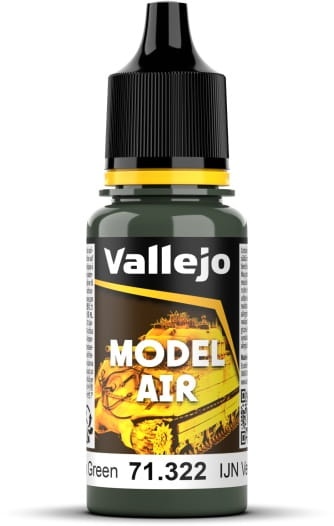 Zdjęcie główne produktu Vallejo 71322 IJN Black Green Model Air Farba