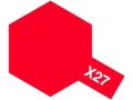 Zdjęcie dodatkowe produktu Tamiya 81027 X-27 Clear Red Gloss 23ml X27 Acrylic
