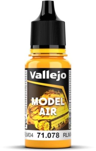 Vallejo 71078 Yellow RLM04 Model Air Paint