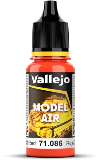 Zdjęcie główne produktu Vallejo 71086 Light Red Model Air Farba