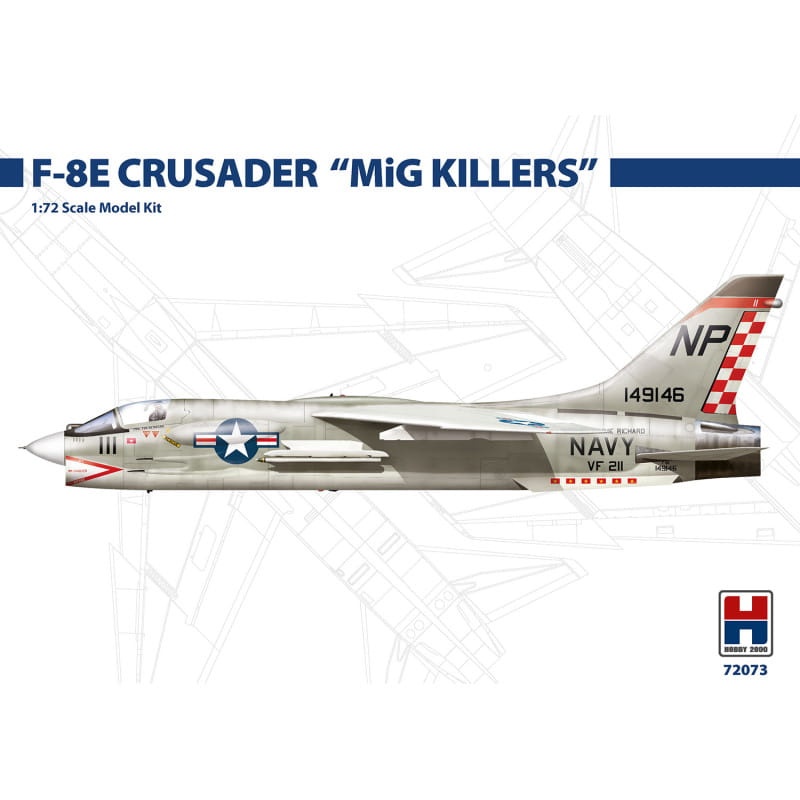 Zdjęcie główne produktu F-8E Crusader MiG Killers 1:72 Hobby 2000 72073
