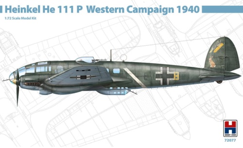 Heinkel He 111 P - Western Campaign (1940) 1:72 Hobby 2000 72077