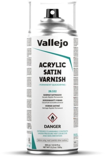 Vallejo 28532 Acrylic Satin Spray Varnish 400ml