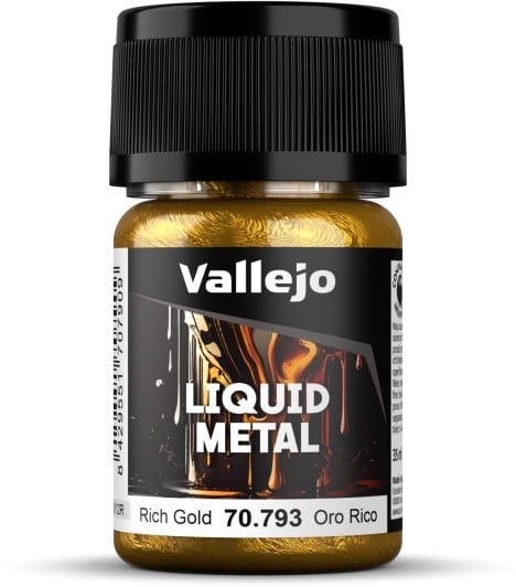 Zdjęcie główne produktu Vallejo 70793 Rich Gold Liquid Gold Farba 35ml