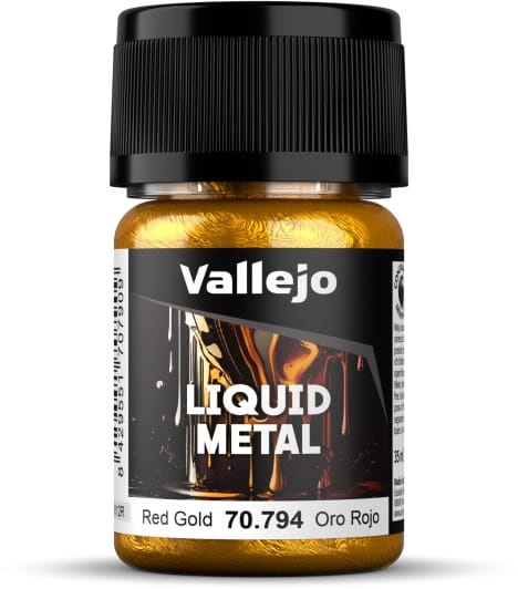 Zdjęcie główne produktu Vallejo 70794 Red Gold Liquid Gold Farba 35ml