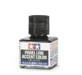 Zdjęcie dodatkowe produktu Panel Line Accent Color (Black) 40ml Tamiya 87131
