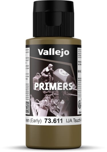 Zdjęcie główne produktu Vallejo 73611 Earth Green (Early) Surface Primer Podkład Farba 60ml