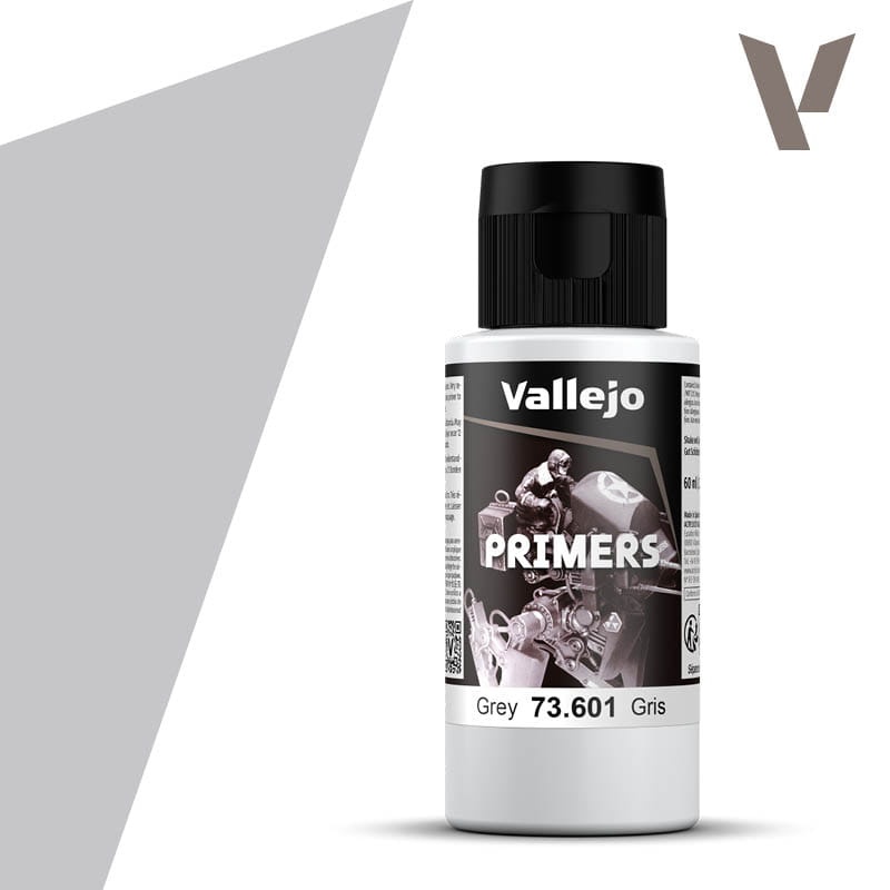Zdjęcie dodatkowe produktu Vallejo 73601 Grey Surface Primer Szary Podkład 60ml