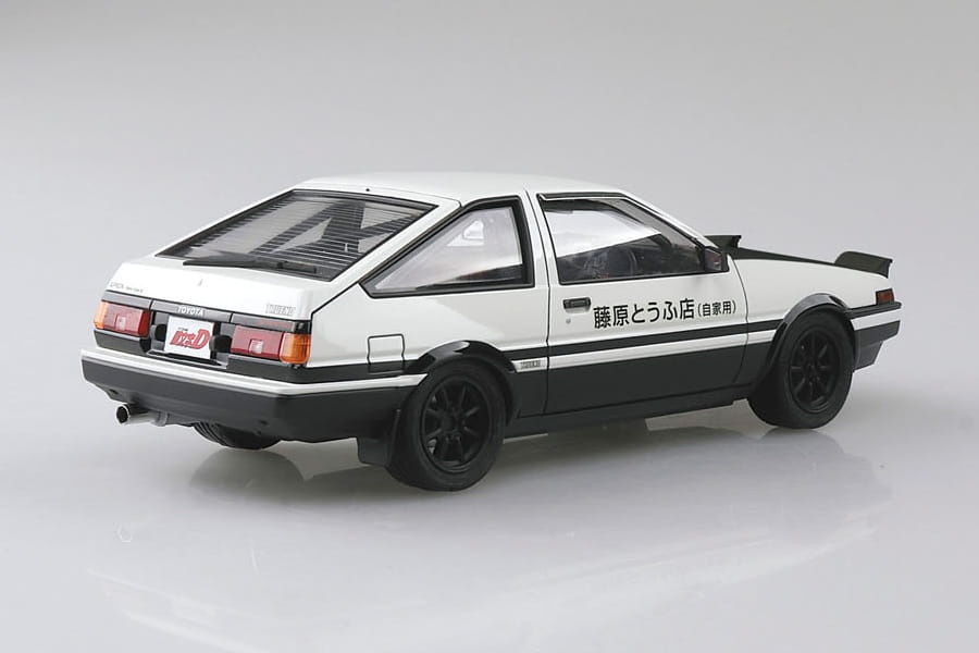 Zdjęcie dodatkowe produktu Toyota AE86 Trueno Battle-spec Initial D Takumi Fujiwara 1:24 Aoshima 059616