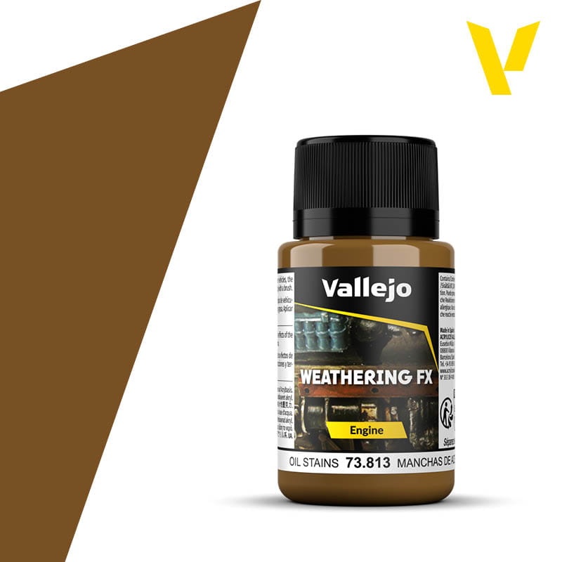 Zdjęcie dodatkowe produktu Vallejo 73813 Oil Stains Weathering Effect