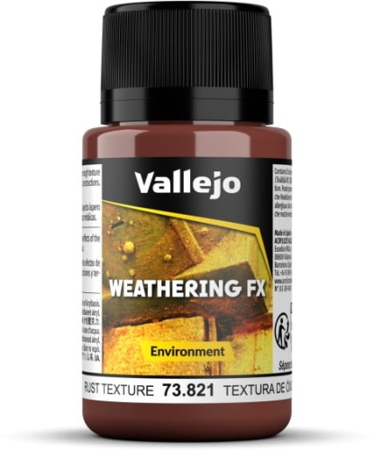 Vallejo 73821 Rust Texture Weathering Effects Paint 40ml