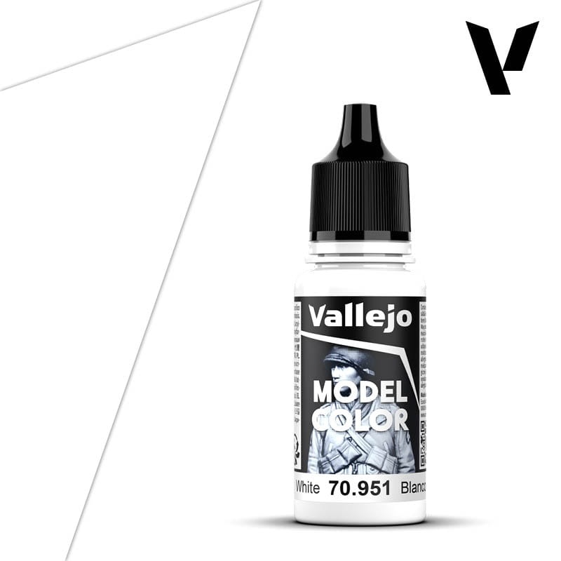 Zdjęcie dodatkowe produktu Vallejo 70951 White Model Color Farba