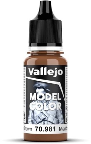 Vallejo 70981 Orange Brown Model Color Paint