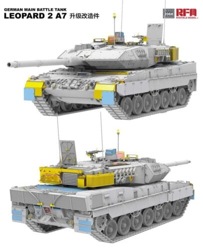 Upgrade Set for German Main Battle Tank Leopard 2 A7 (RFM-5108) 1:35 Rye Field Model 2068