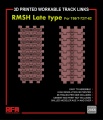 Zdjęcie główne produktu 3D Printed Workable Track Links RMSH Late Type For T-55/T-72/T-62 1:35 Rye Field Model 2058