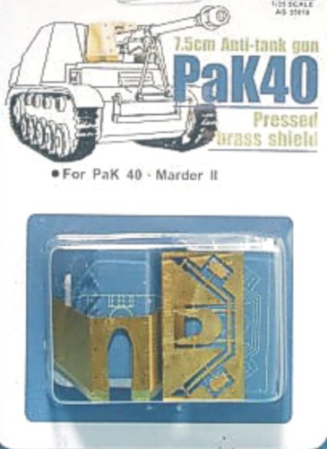 Pak 40 Etching Parts 1:35 AFV Club AG35012