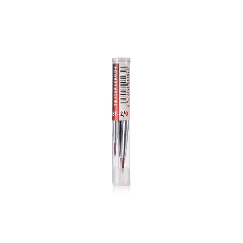 Zdjęcie główne produktu Włosie wymienne do pędzli AT-FB rozmiar 2/0 (3szt) DSPIAE FBT-2/0 56567