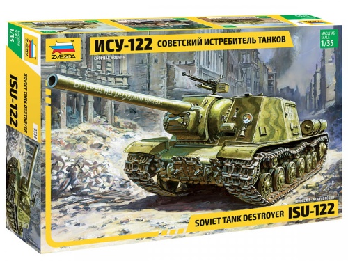 Soviet Tank Destroyer ISU-122 1:35 Zvezda 3534