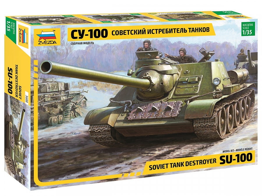 Zdjęcie główne produktu SU-100 1:35 Zvezda 3688