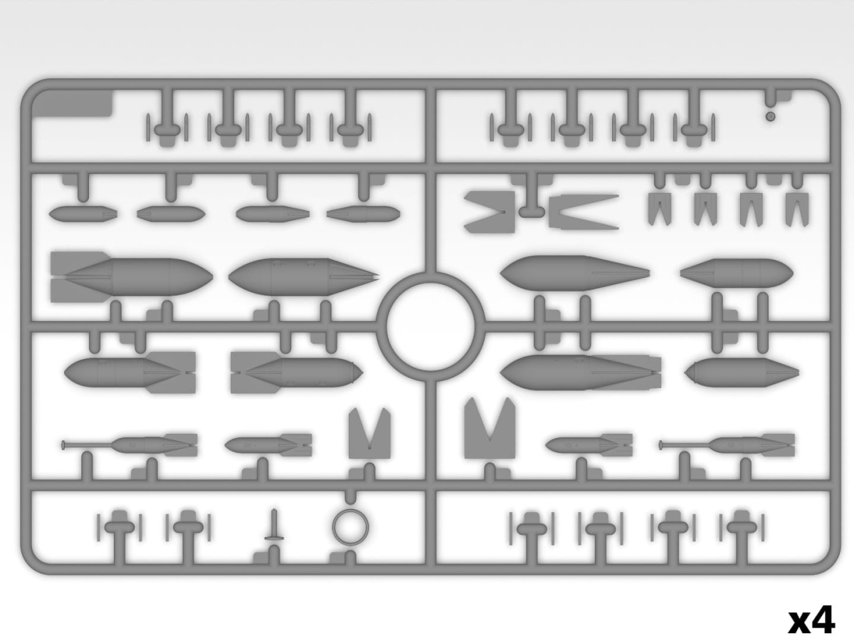 Zdjęcie dodatkowe produktu WWII German Aircraft Armament 1:48 ICM 48408