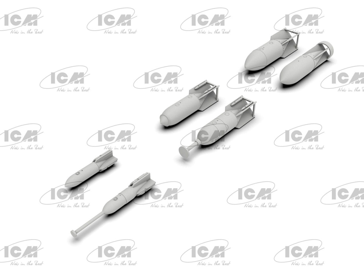 Zdjęcie dodatkowe produktu WWII German Aircraft Armament 1:48 ICM 48408