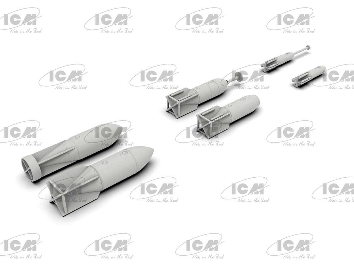 Zdjęcie dodatkowe produktu WWII German Aircraft Armament 1:48 ICM 48408