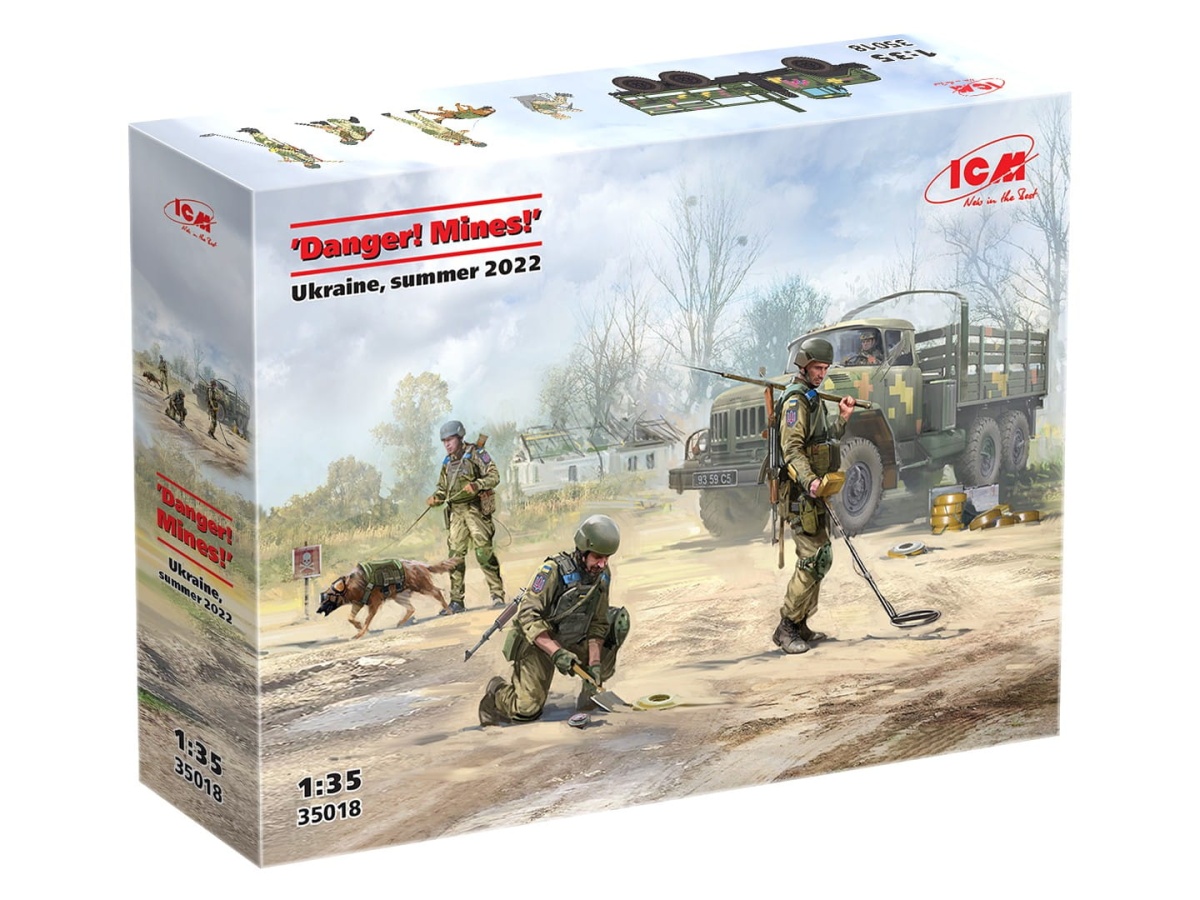 Zdjęcie dodatkowe produktu Danger Mines Ukraine summer 2022 1:35 ICM 35018