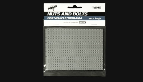 Nuts and Bolts for Vehicle and Diorama (Set A Large) Meng SPS04