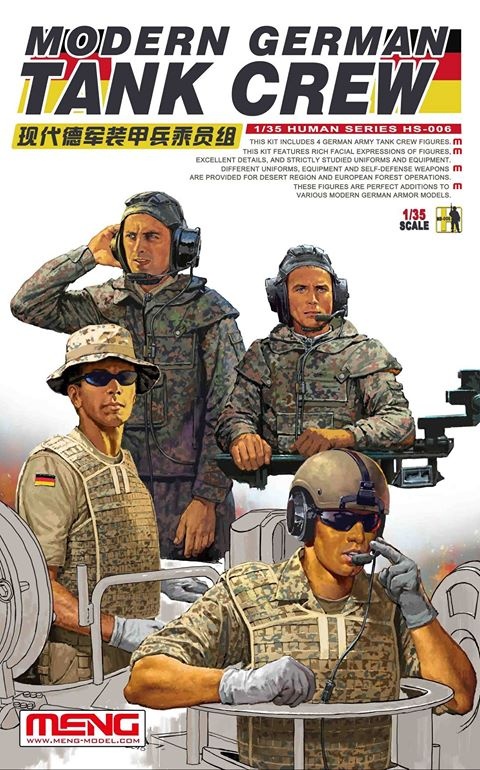 Zdjęcie główne produktu Modern German Tank Crew 1:35 Meng HS-006