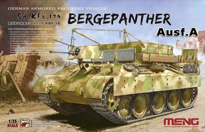 Zdjęcie główne produktu German Armored Recovery Vehicle Sd.Kfz.179 Bergepanther Ausf.A 1:35 Meng SS-015