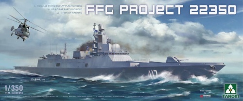 Russian Frigate FFG Project 22350 (Admiral Gorshkov-class frigate) 1:350 Takom 6009