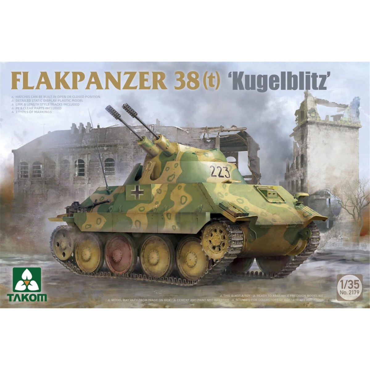 Zdjęcie główne produktu Flakpanzer 38(t) Kugelblitz 1:35 Takom 2179