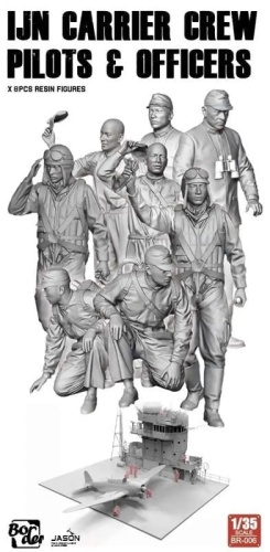 IJN Carrier Crew Pilots And Officers 1:35 Border Model BR006