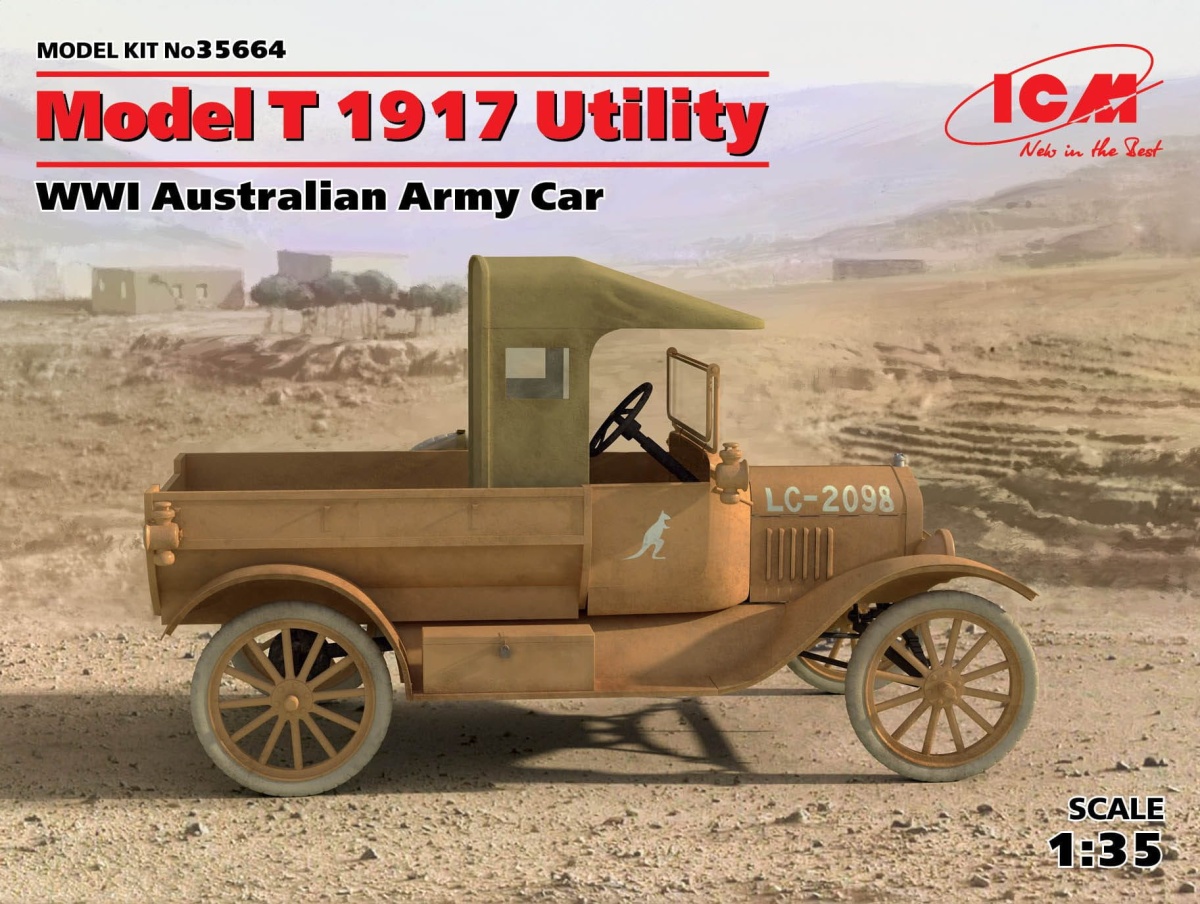 Zdjęcie główne produktu Model T 1917 Utility 1:35 ICM 35664