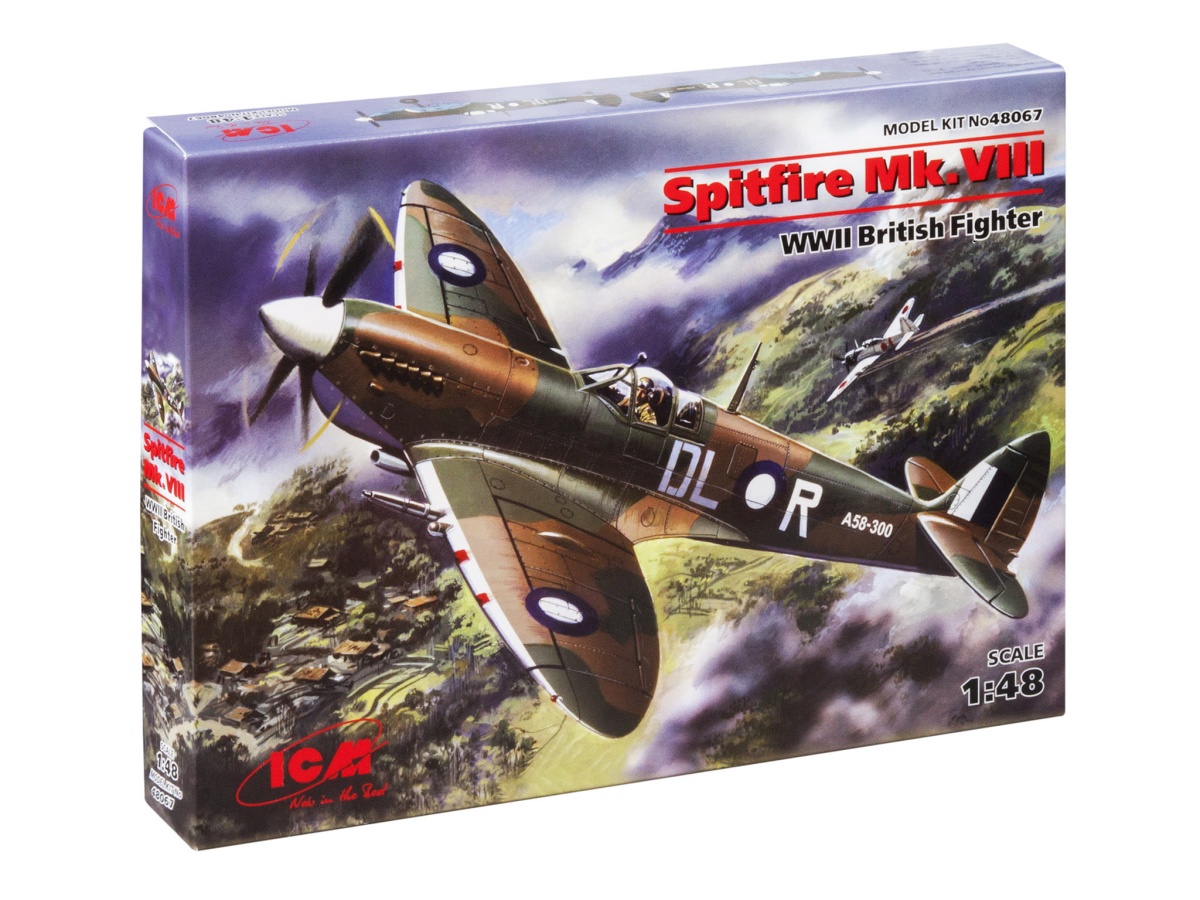 Zdjęcie dodatkowe produktu Spitfire Mk.VIII 1:48 ICM 48067