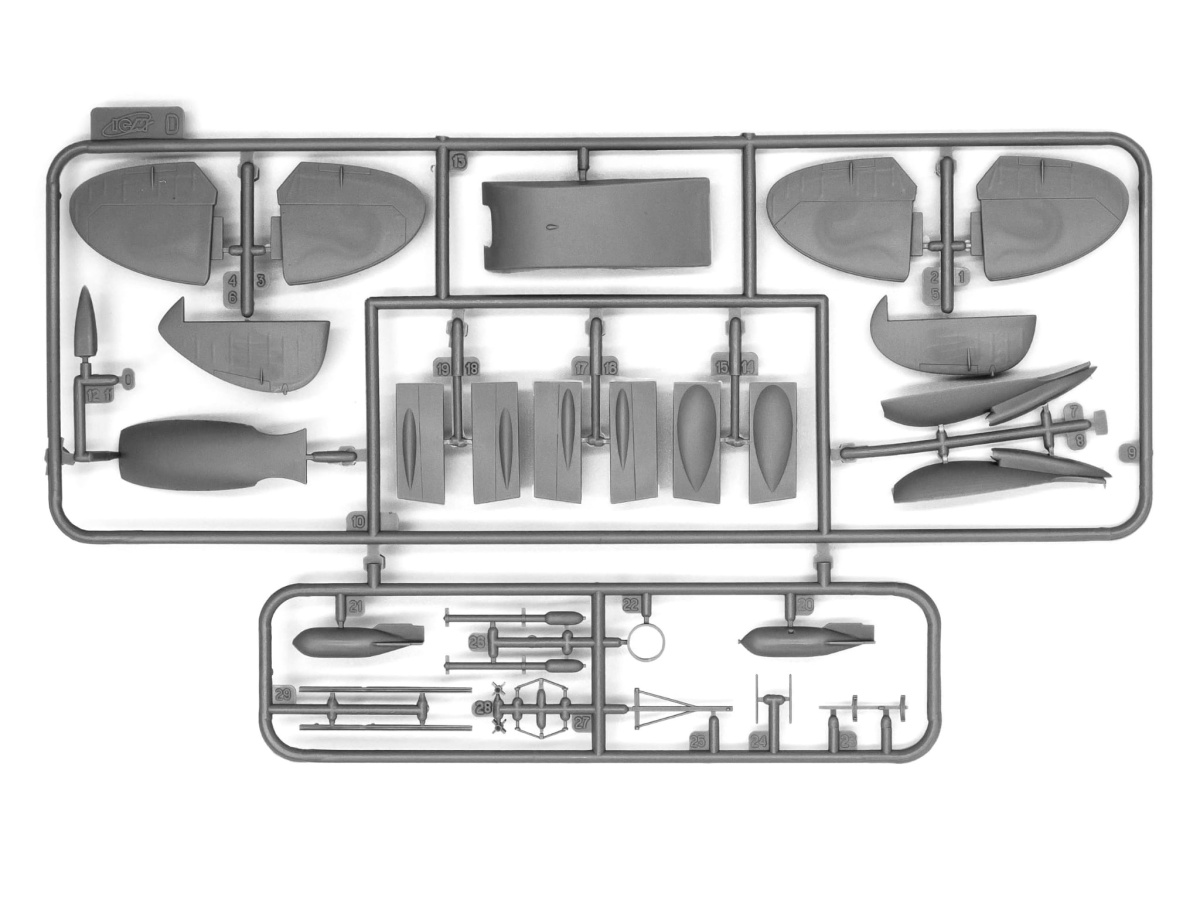 Zdjęcie dodatkowe produktu Spitfire Mk.VIII 1:48 ICM 48067