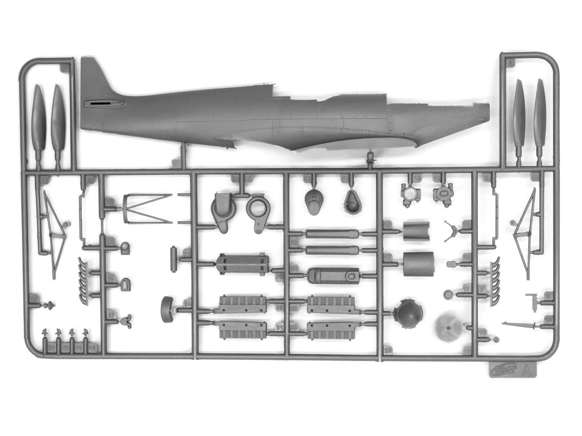 Zdjęcie dodatkowe produktu Spitfire Mk.VIII 1:48 ICM 48067