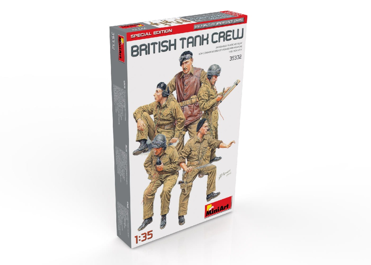 Zdjęcie dodatkowe produktu British Tank Crew. Special Edition 1:35 MiniArt 35332