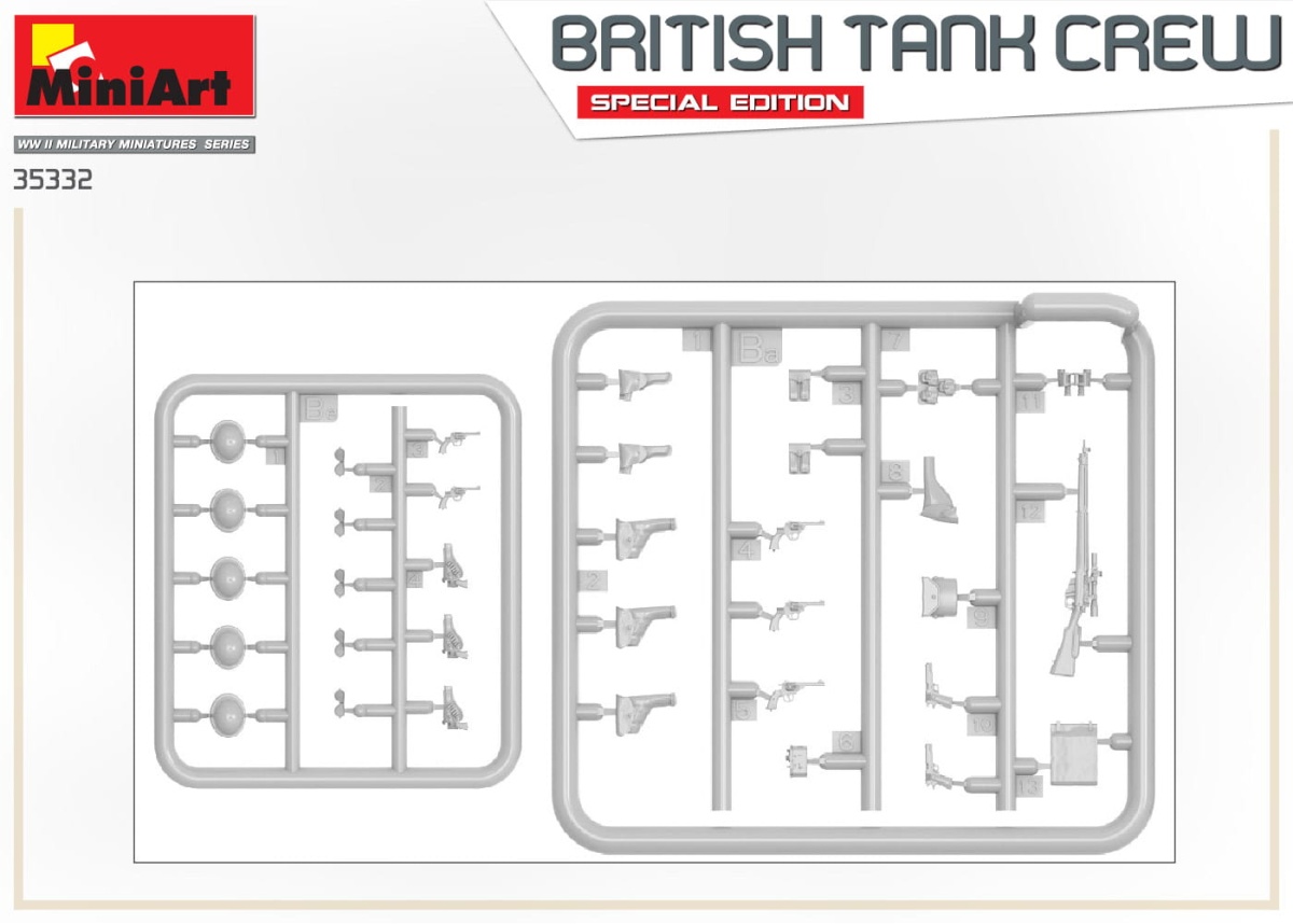 Zdjęcie dodatkowe produktu British Tank Crew. Special Edition 1:35 MiniArt 35332