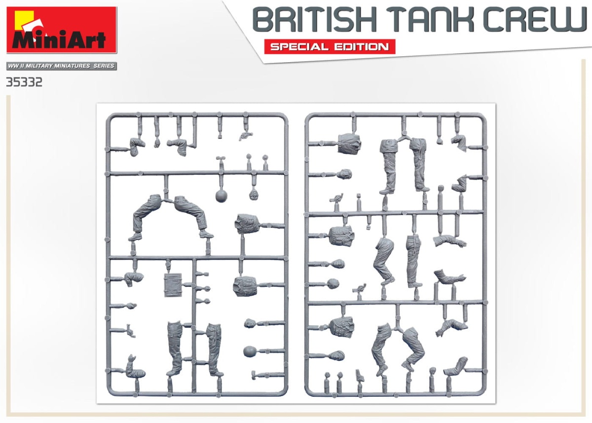 Zdjęcie dodatkowe produktu British Tank Crew. Special Edition 1:35 MiniArt 35332